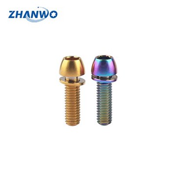 Titanium Bottle Cage Bolts Black